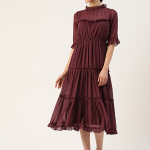 Chiffon Midi Dress