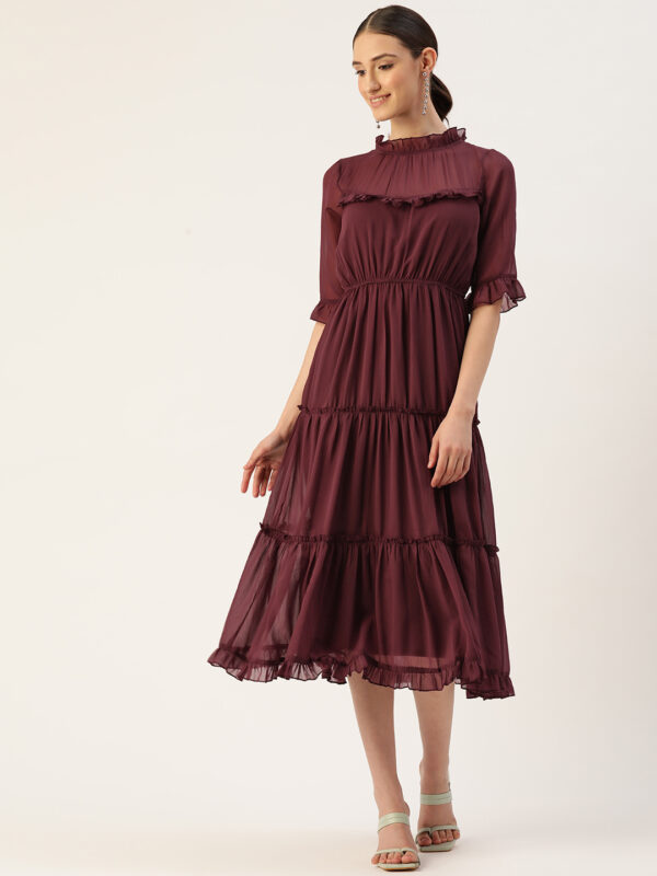 Chiffon Midi Dress