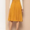 Accordion Pleats Flared Skirt - Image 2