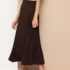 Accordion Pleats Maxi Flared Skirt - Image 5