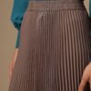 Women Accordion Pleated Maxi Skirt - Image 3