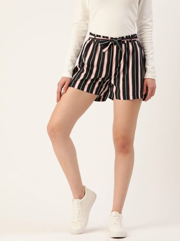 Striped Regular Fit Shorts