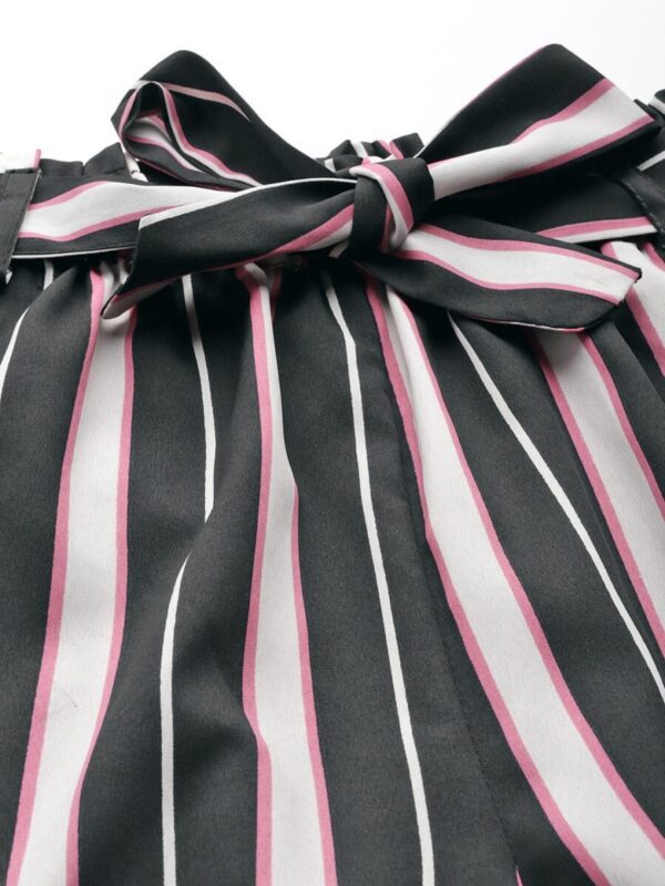 Striped Regular Fit Shorts - Image 5