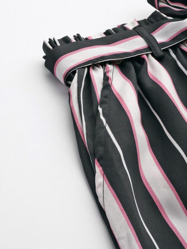 Striped Regular Fit Shorts - Image 6